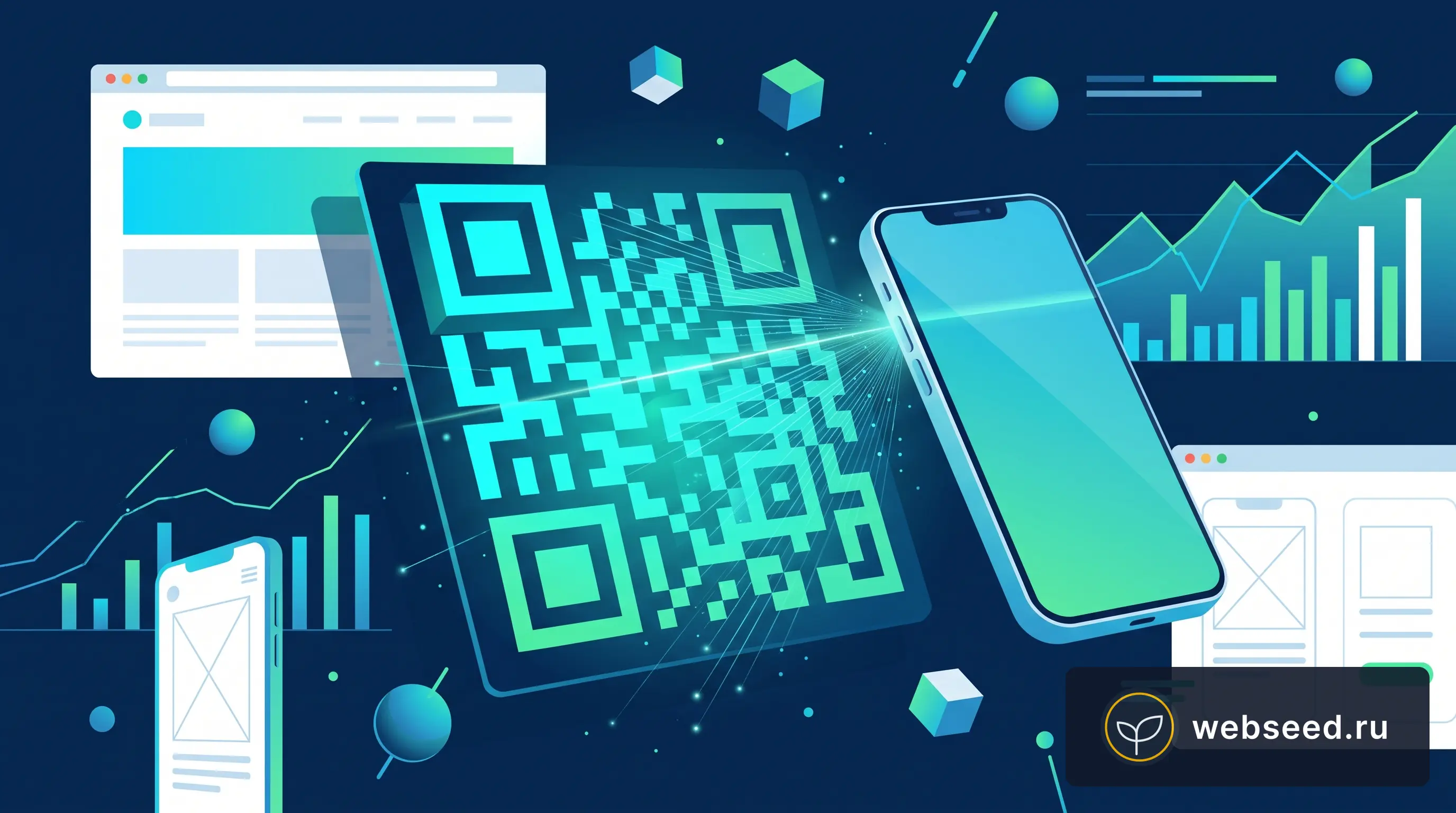 Генератор QR-кодов онлайн: создать динамический и статичный QR
